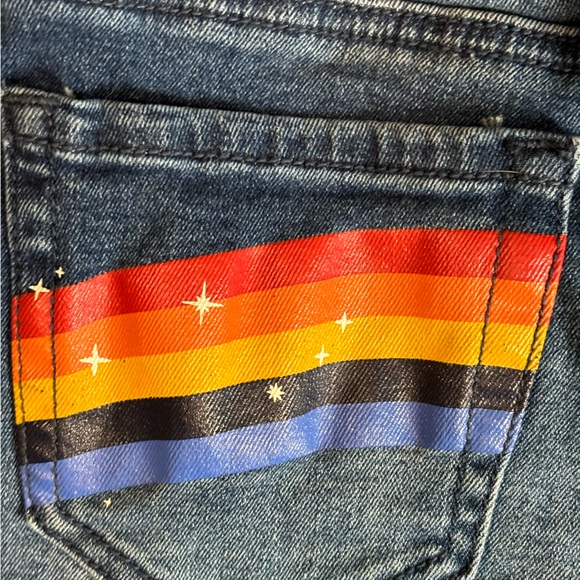 Her Universe Star Ward Solo Bell Bottom Jeans Size 0 - Picture 6 of 12